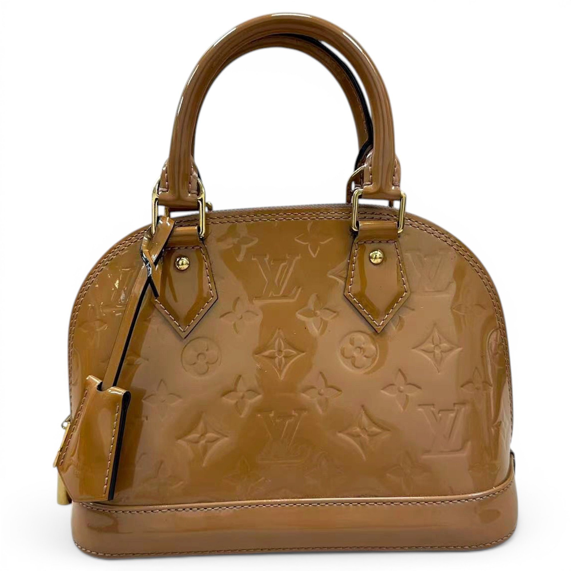 Alma BB patent leather handbag