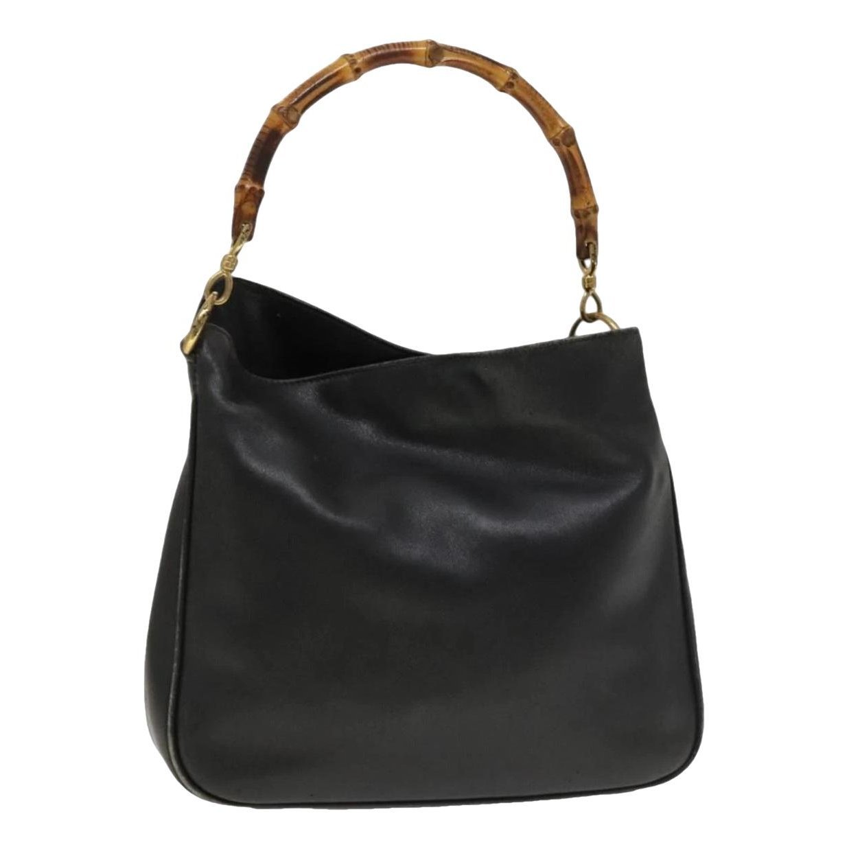 Bamboo leather handbag