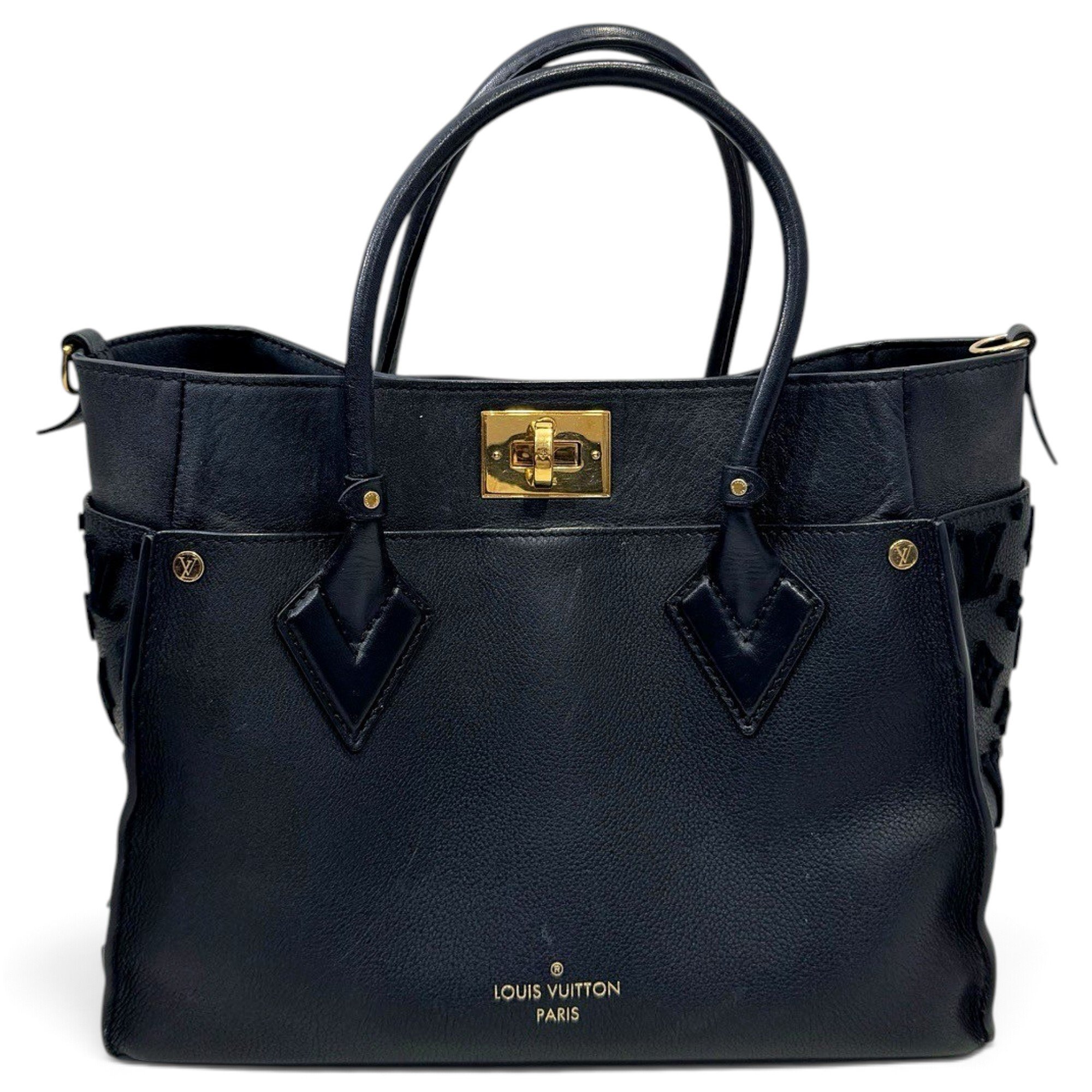 On My Side leather tote