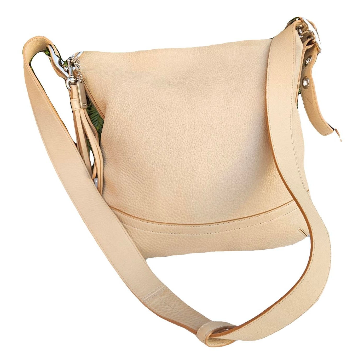 Leather crossbody bag
