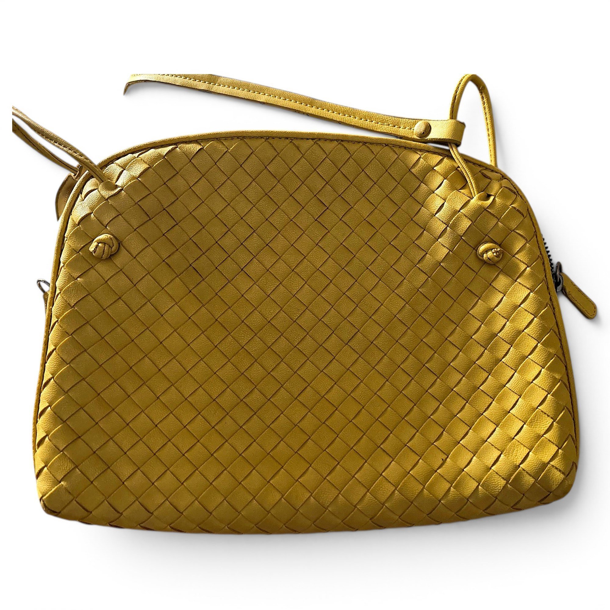 Loop leather handbag