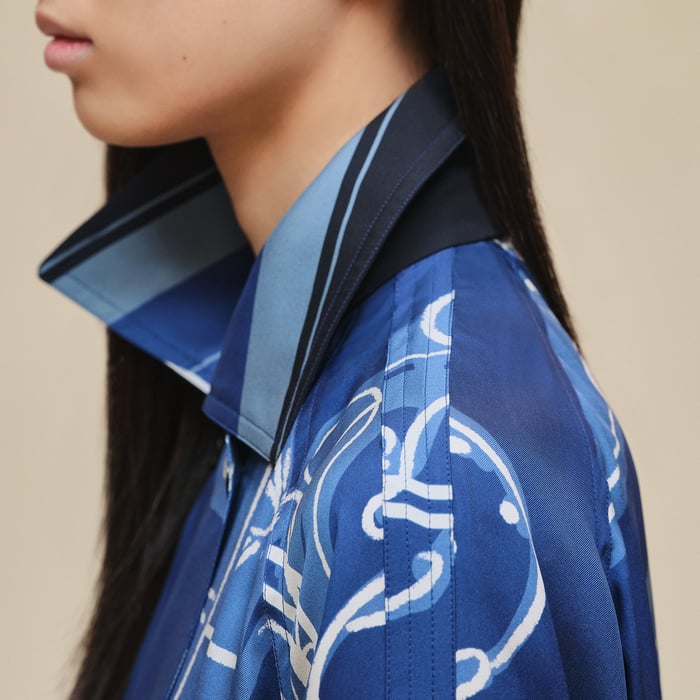 Bleu Lagune "Ex-libris a Main Levee" Dress