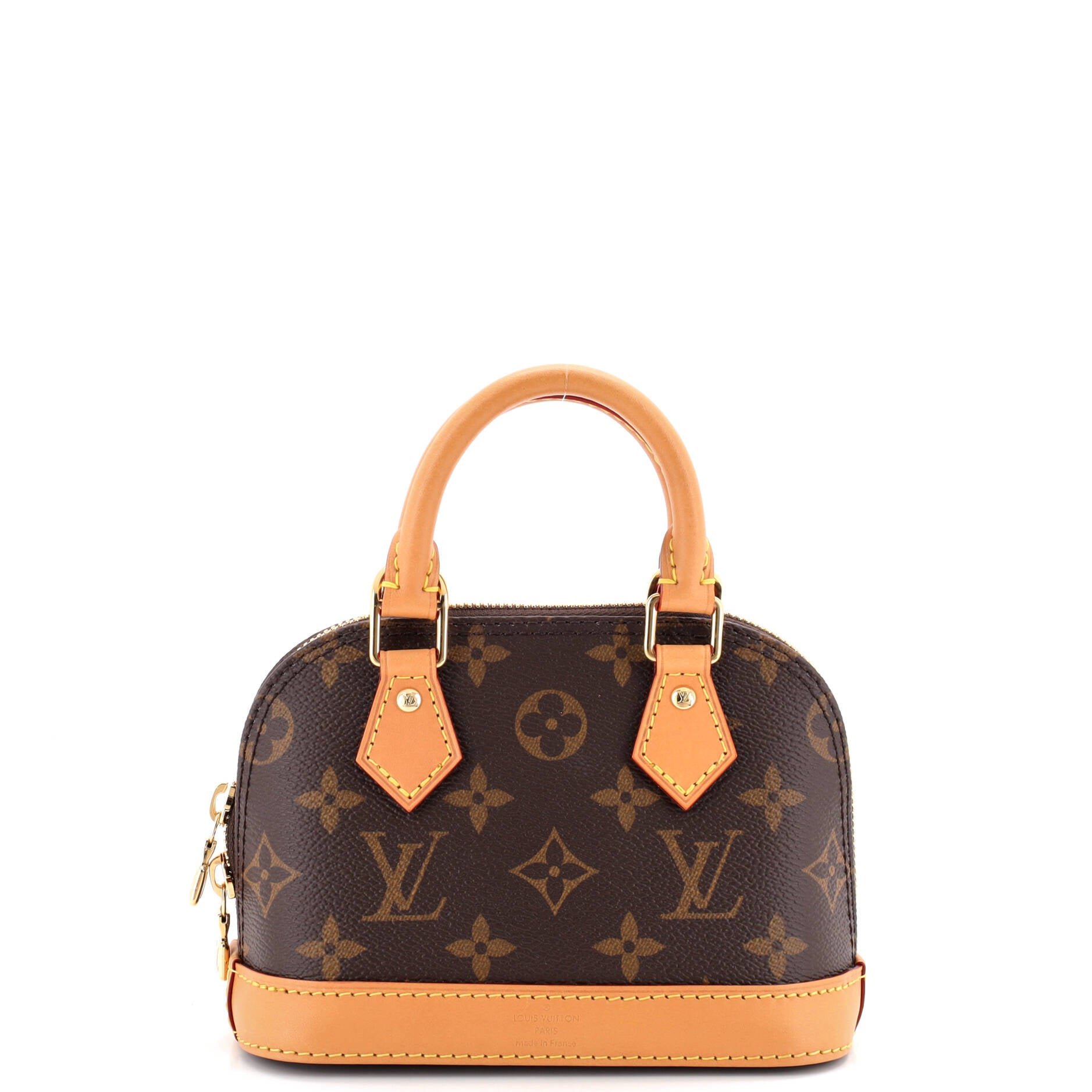 Alma Handbag Monogram Canvas Nano