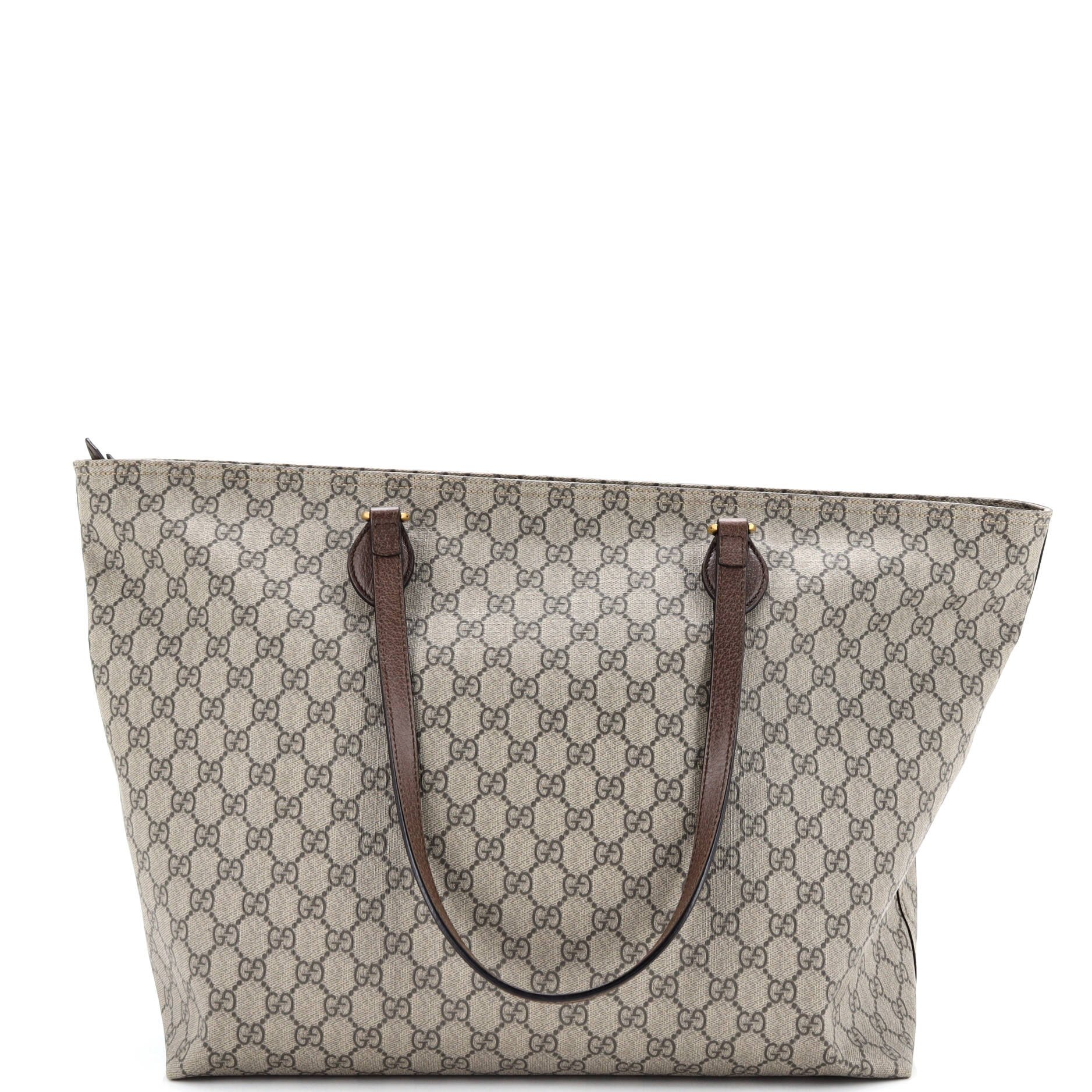 Gucci Ophidia Zip Tote GG Coated Canvas Medium