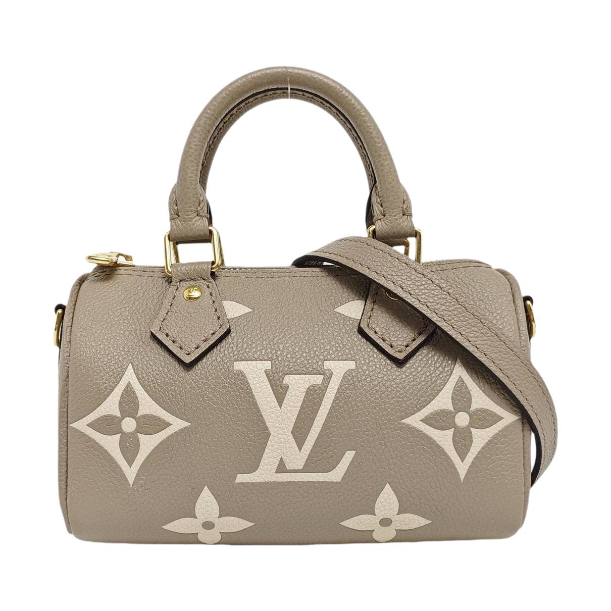 Nano Speedy / Mini HL leather handbag