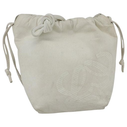 Anagram leather handbag