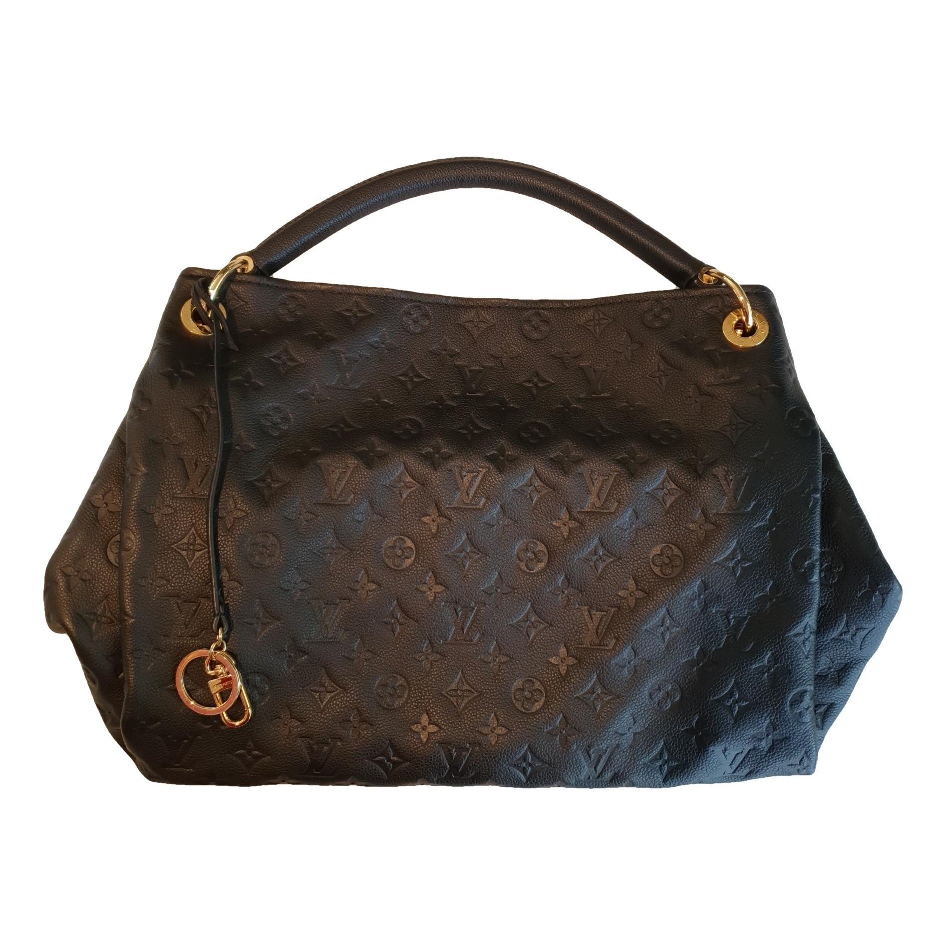Artsy leather handbag