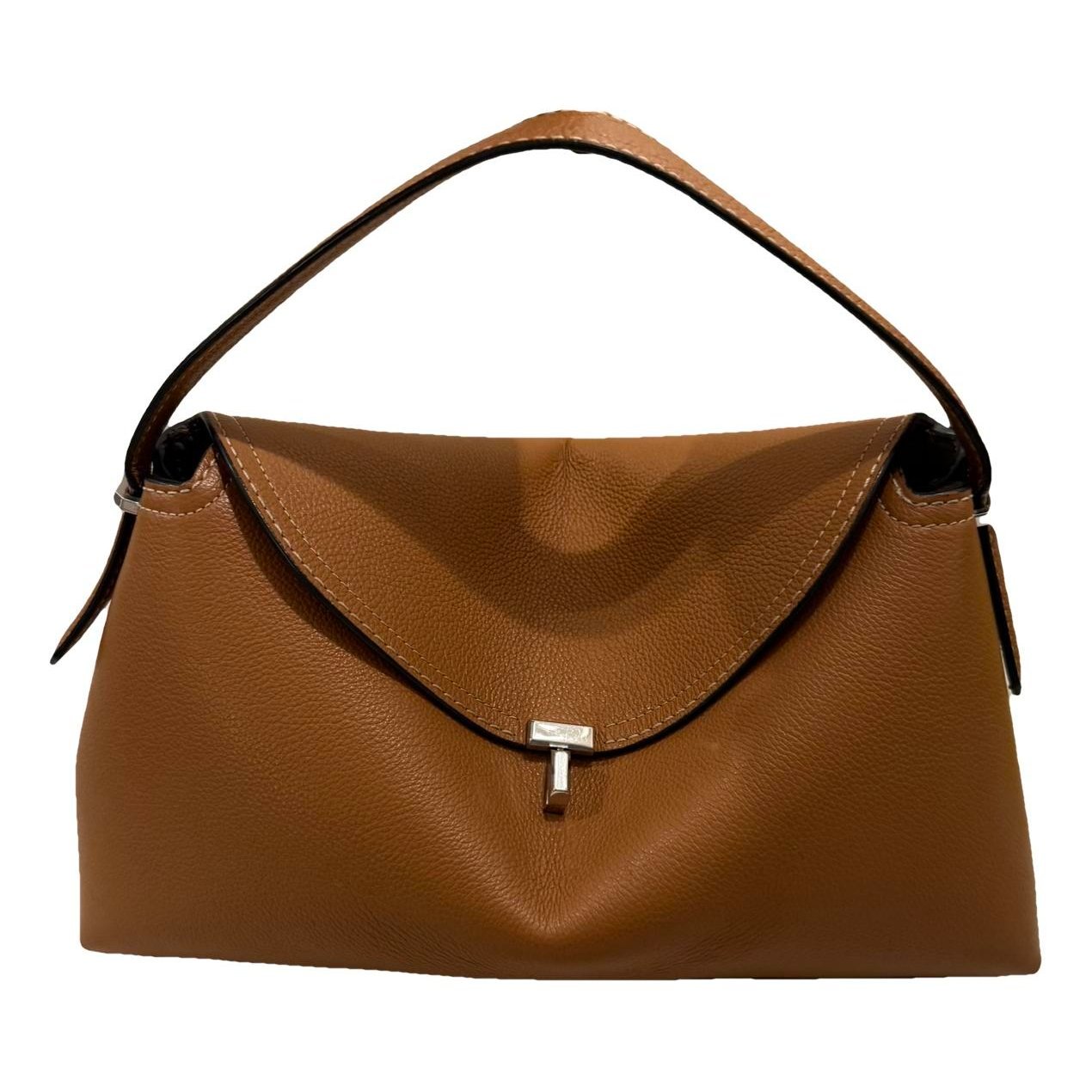 Toteme T-Lock leather handbag