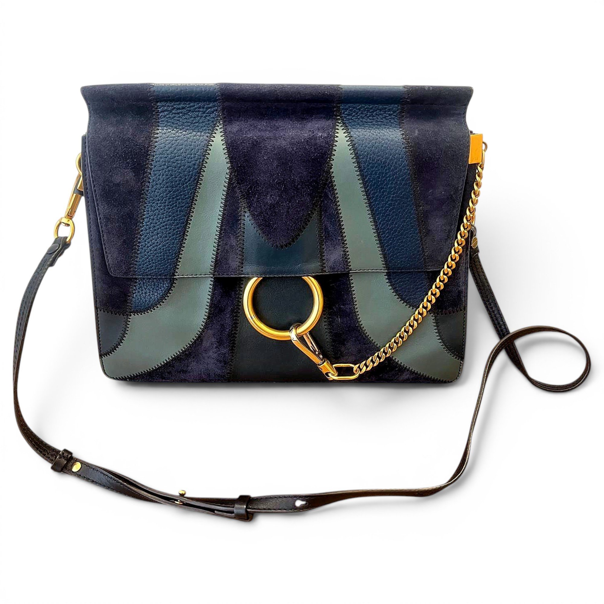 Faye leather handbag