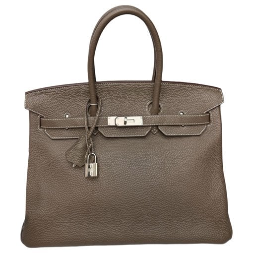 Birkin 35 leather handbag