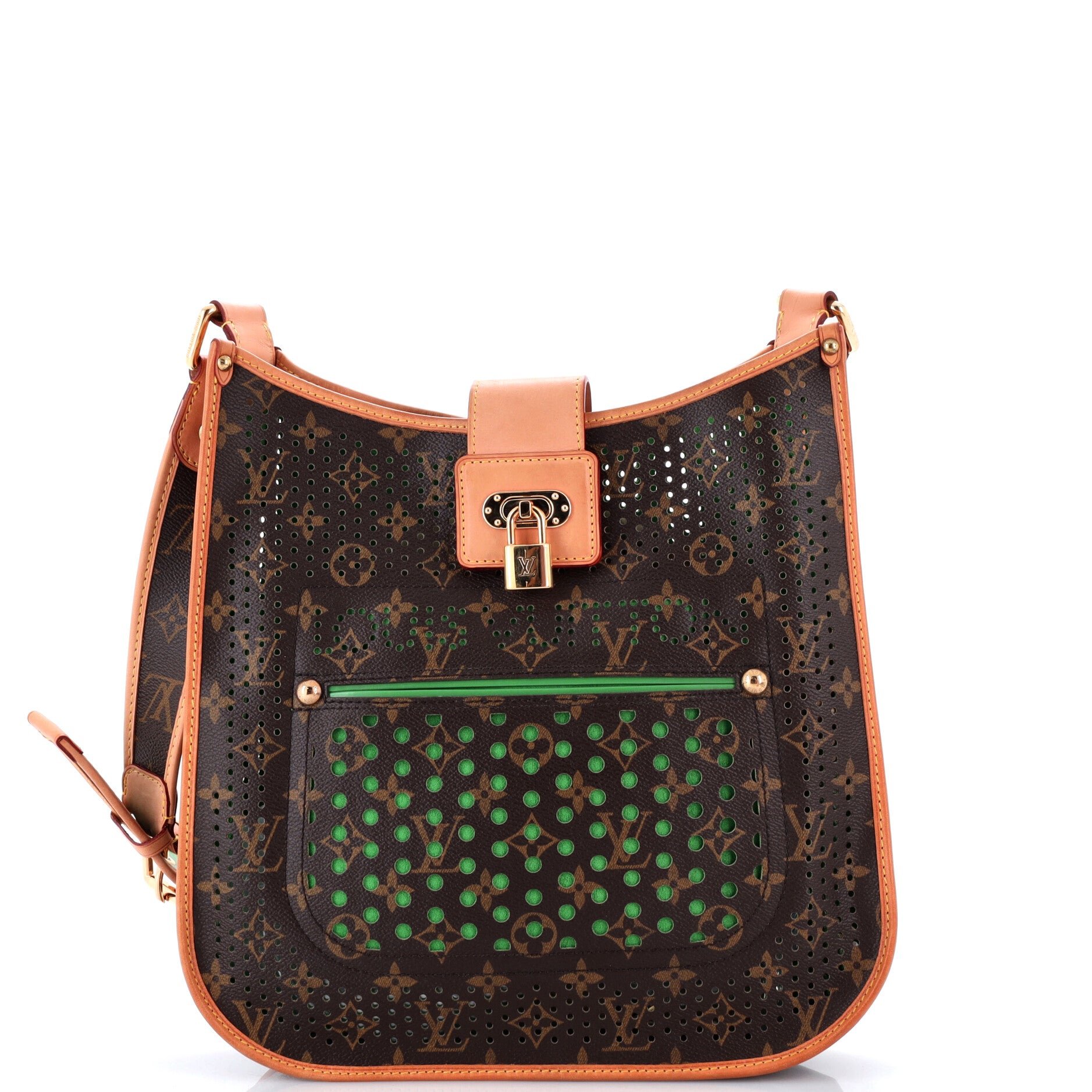 Musette Handbag Perforated Monogram Canvas