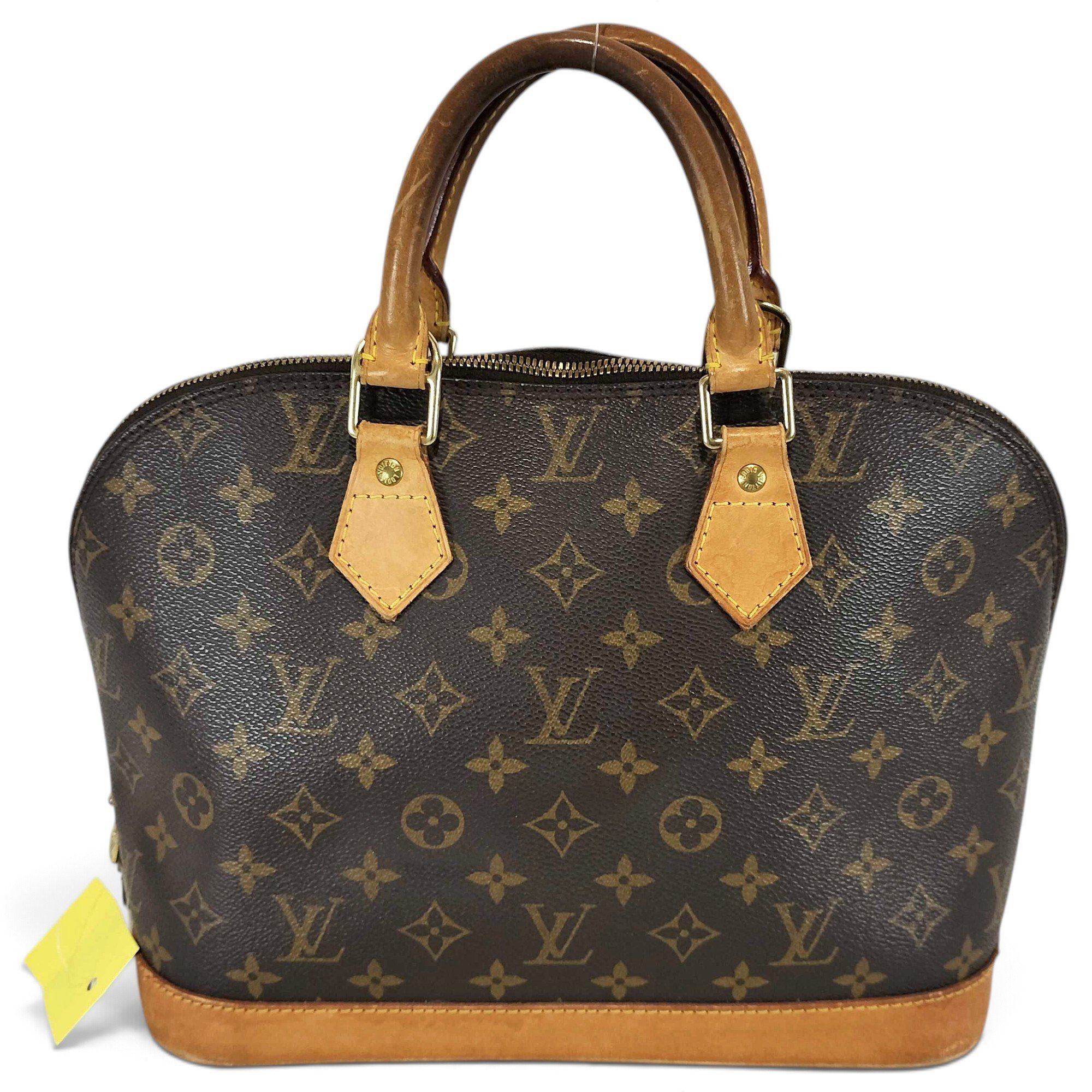 Louis Vuitton Alma leather handbag