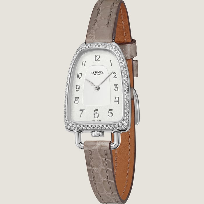 Sans Coloris Galop d'Hermès Watch, Medium Model, 32 MM