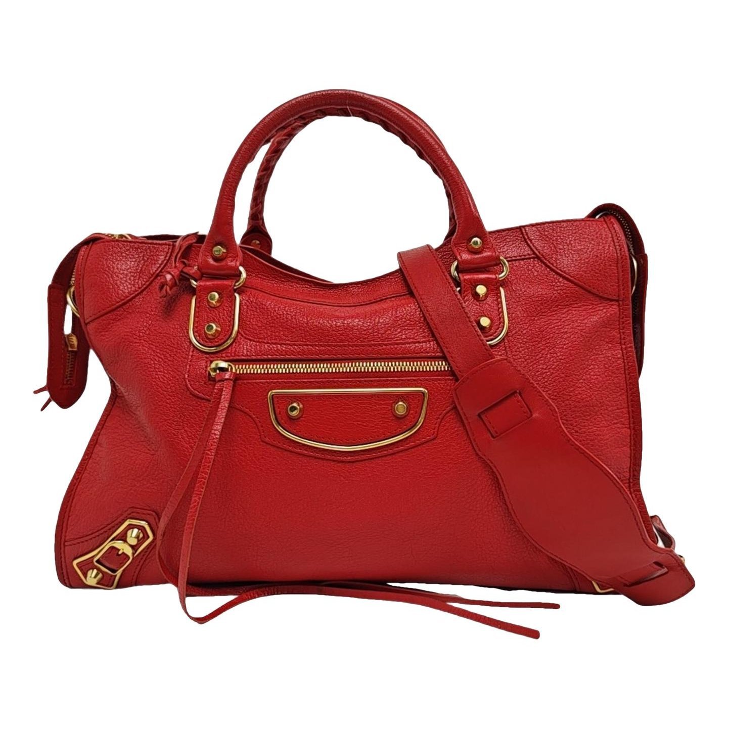 Leather handbag