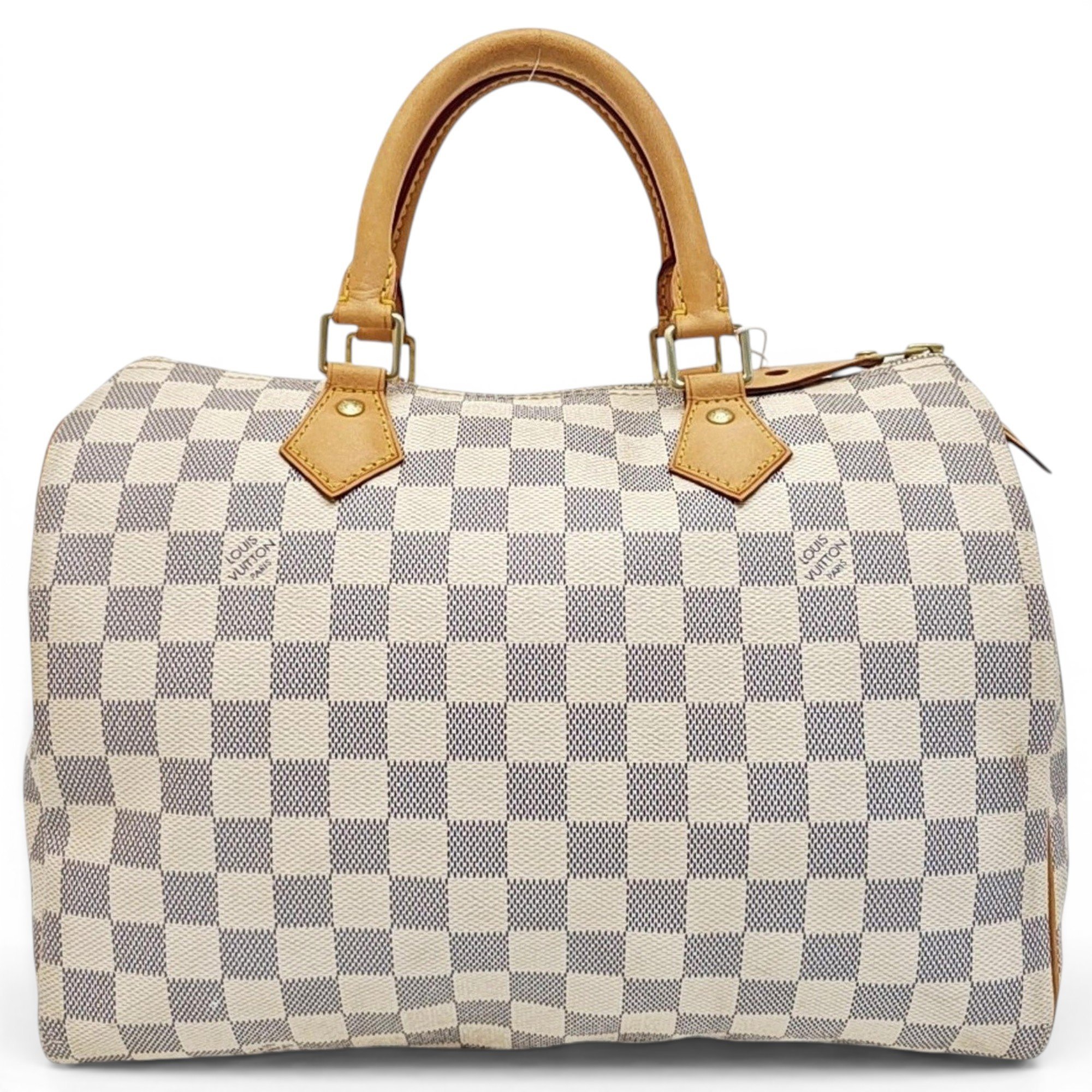 Nano Speedy / Mini HL leather handbag