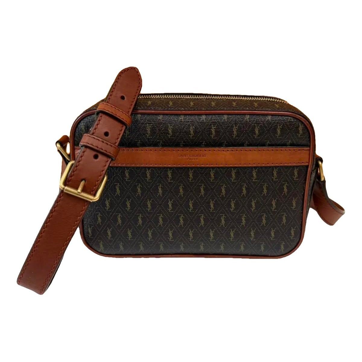 Camera Lou vinyl crossbody bag