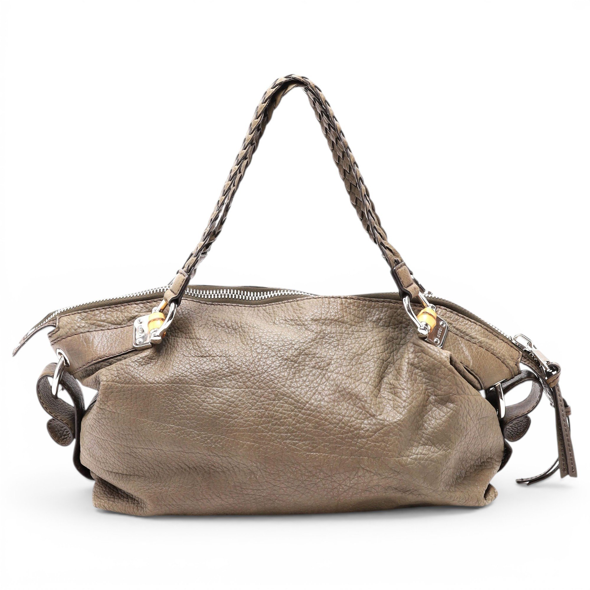 Bamboo leather tote