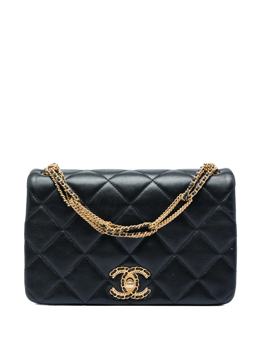 2021-2026 Small Quilted Lambskin On And On Chain Flap shoulder bag