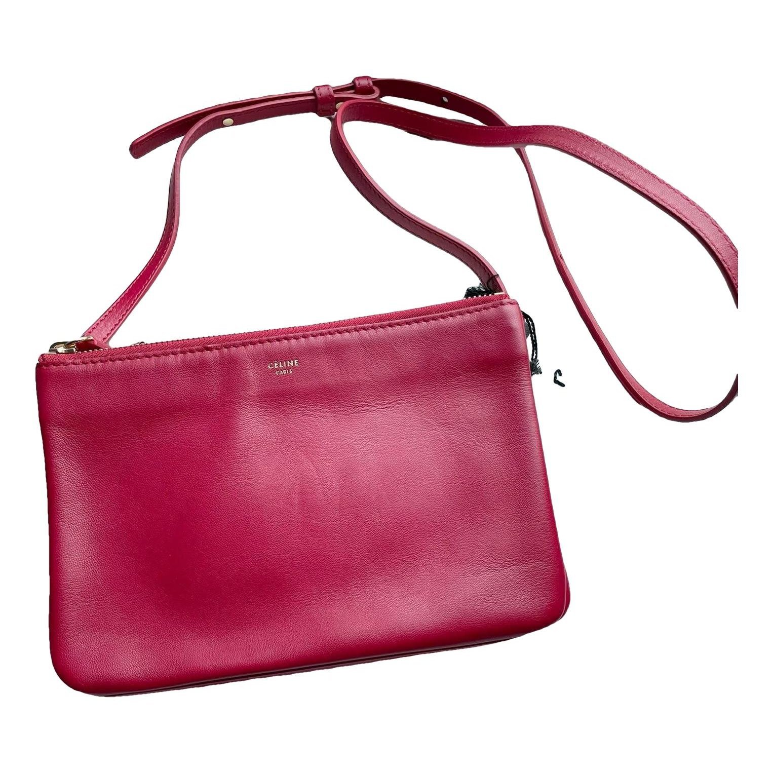 Trio leather crossbody bag