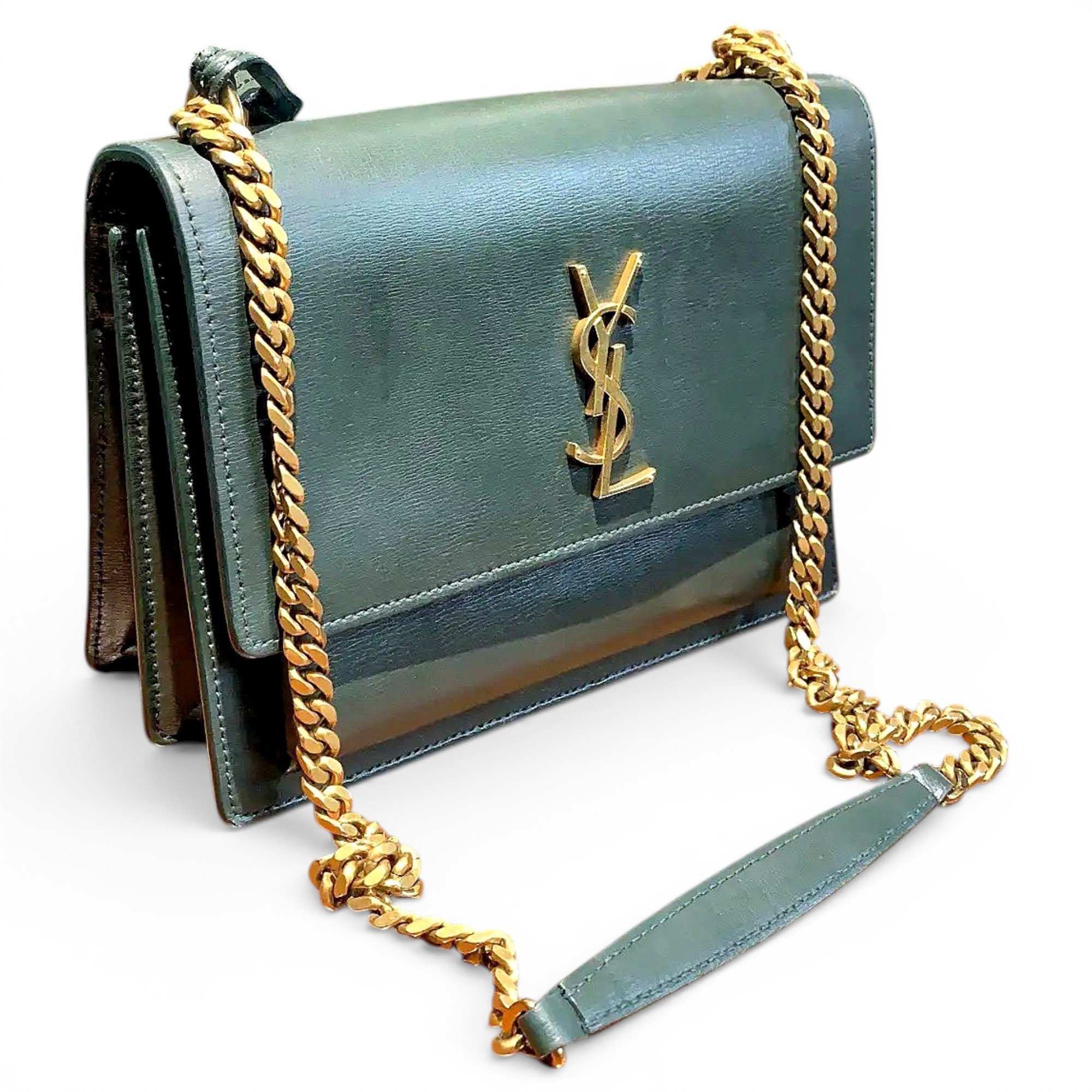 Sunset leather crossbody bag