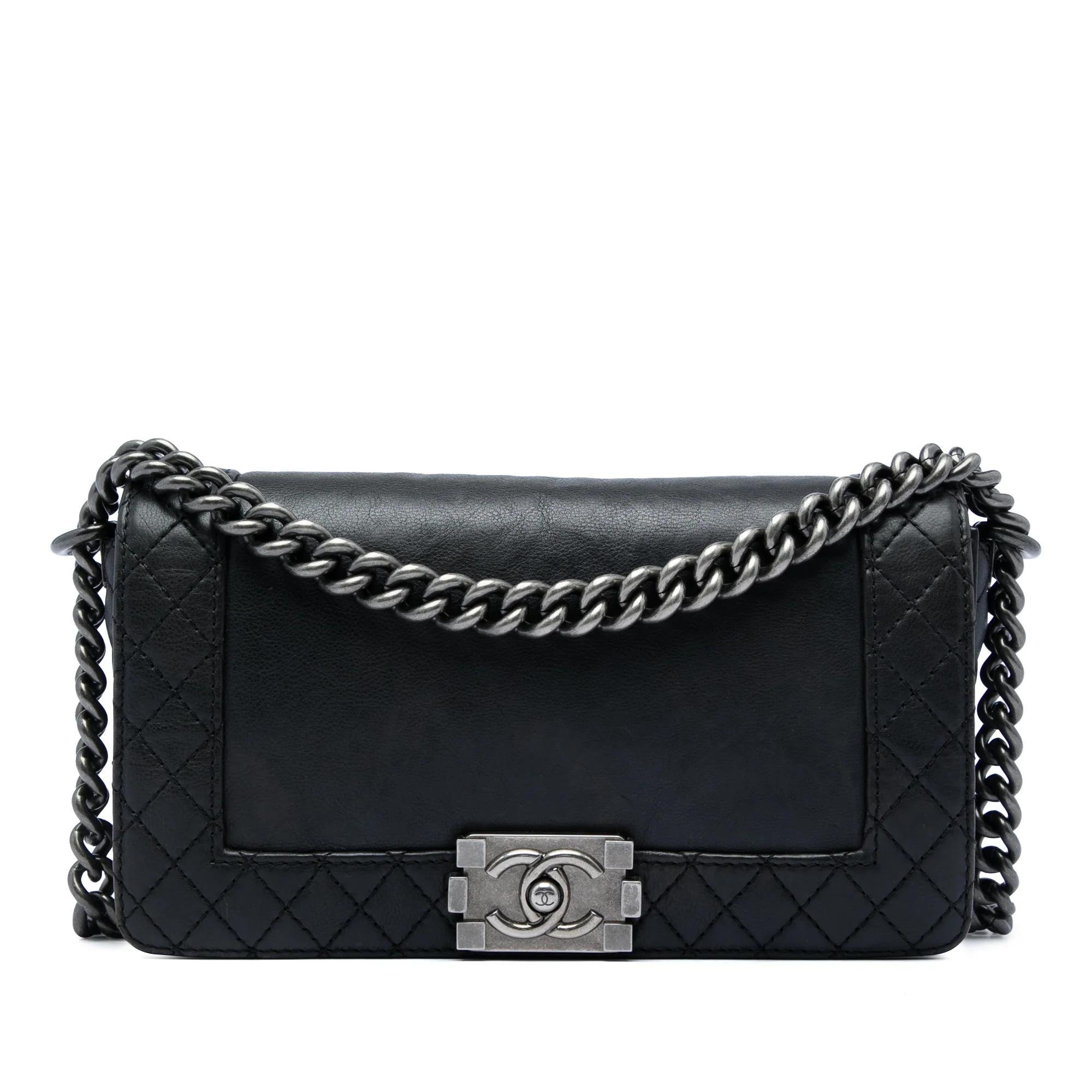 Boy pony-style calfskin handbag