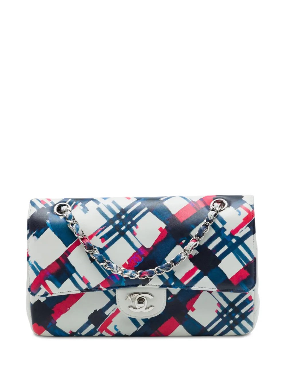 2016-2017 Medium Classic Airlines Printed Lambskin Double Flap shoulder bag