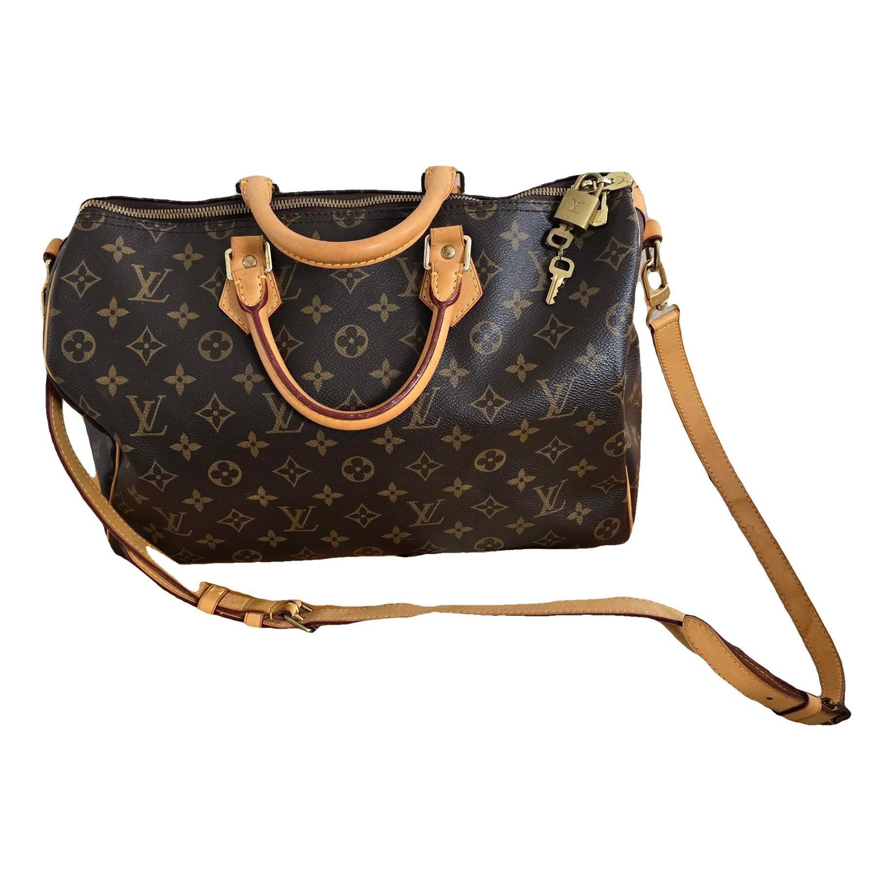 Speedy Bandoulière leather handbag
