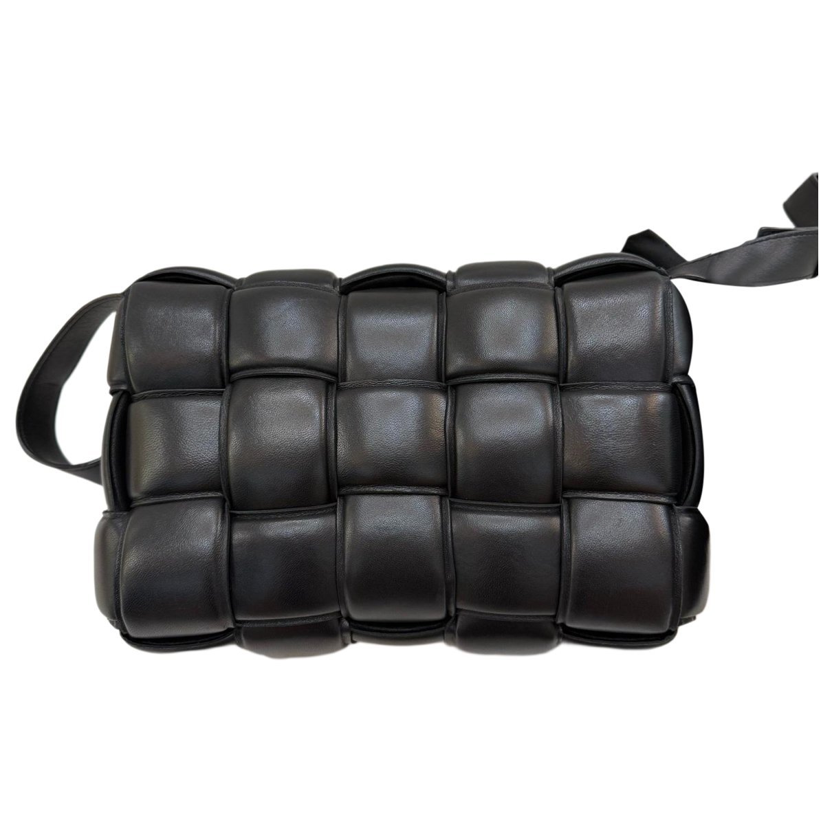 Cassette leather handbag
