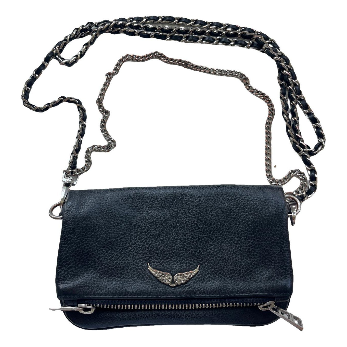 Rock leather crossbody bag