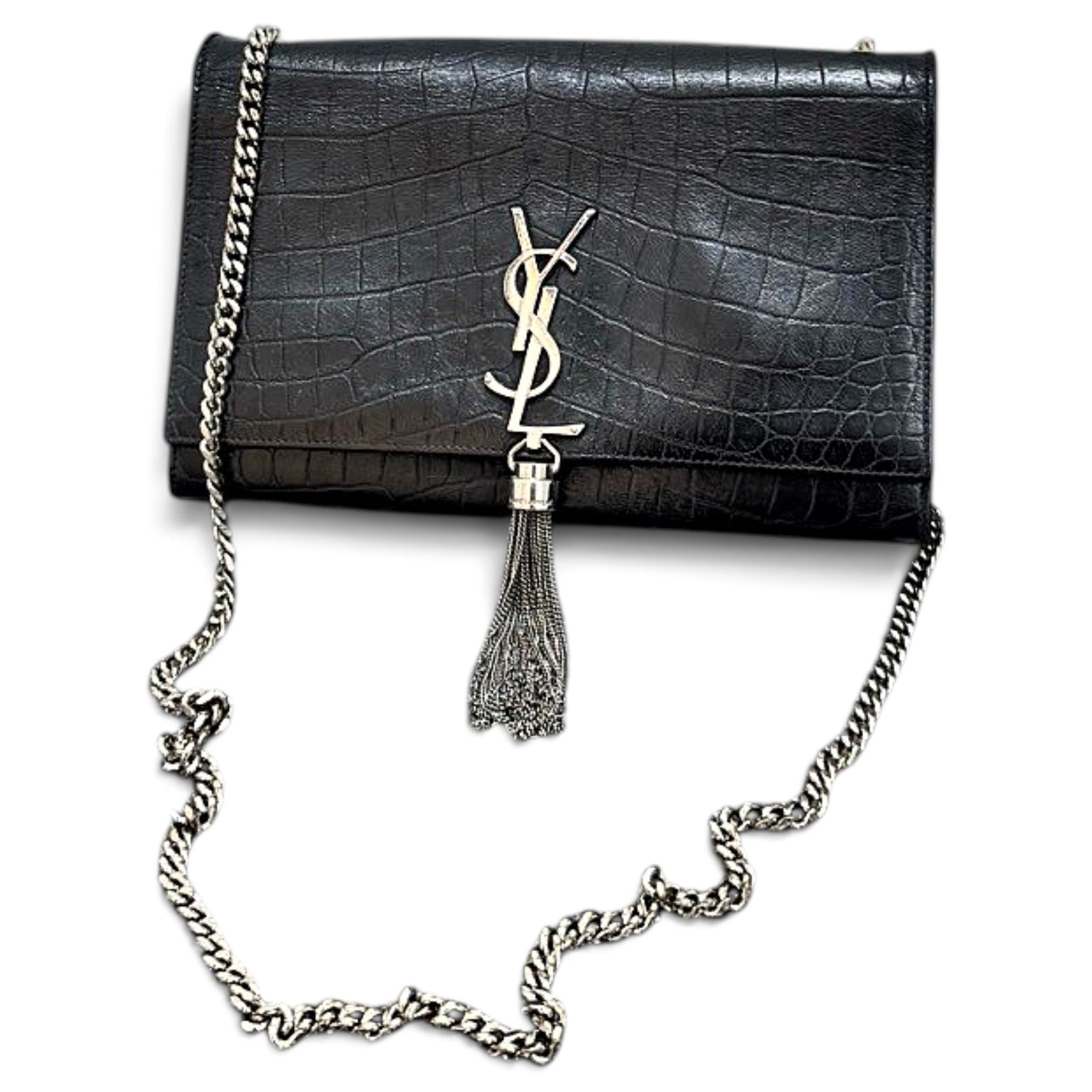Pompom Kate leather crossbody bag