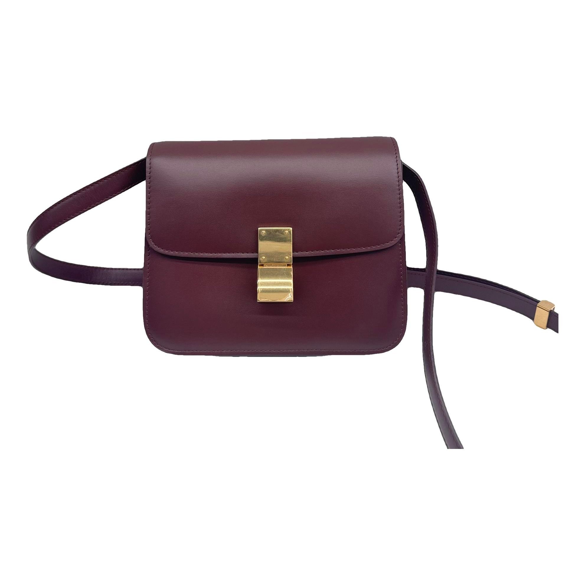 Classic leather crossbody bag