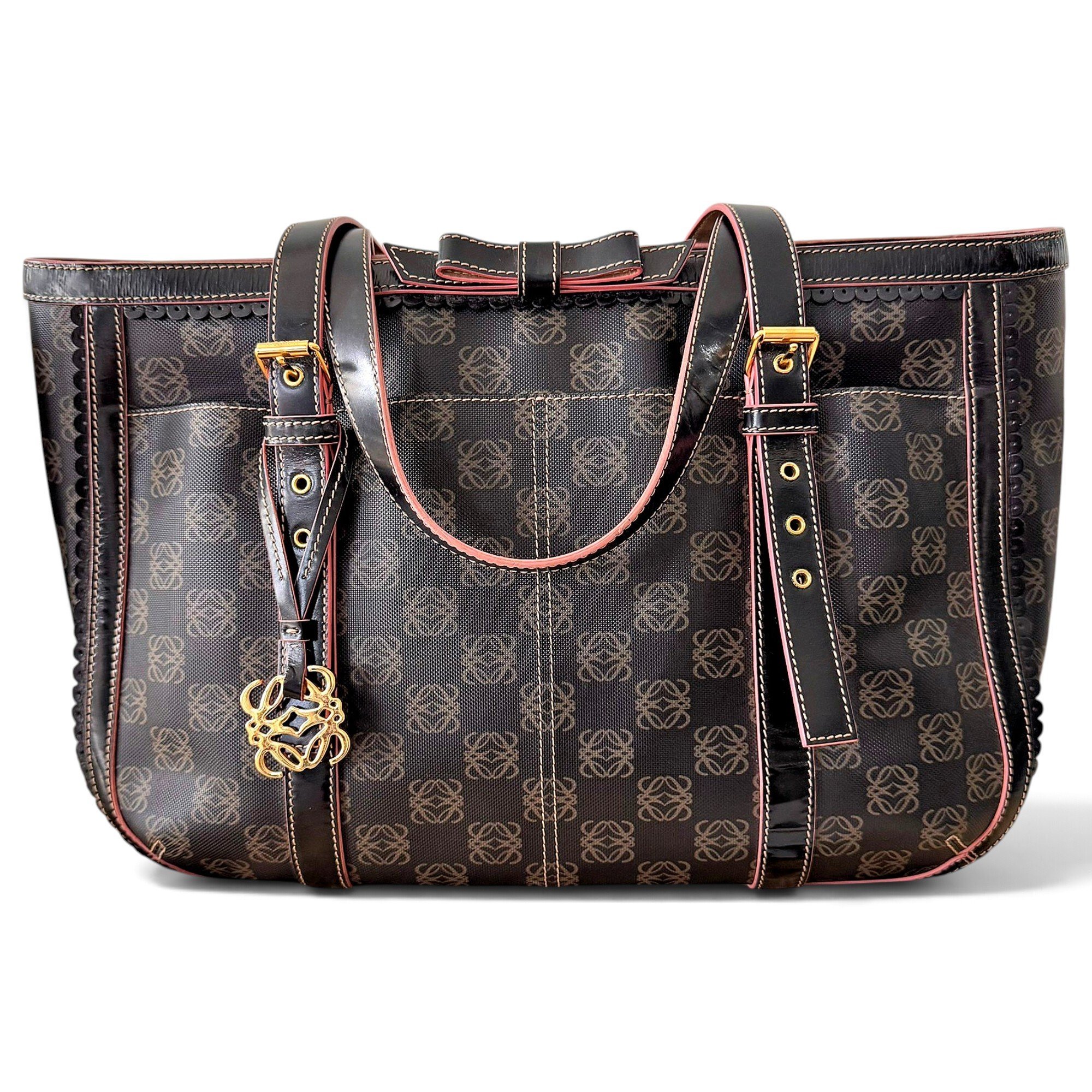 Leather tote