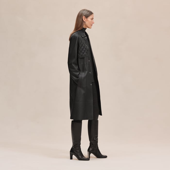 Noir Trench Coat
