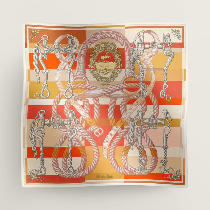 Della Cavalleria Double Face Scarf 90