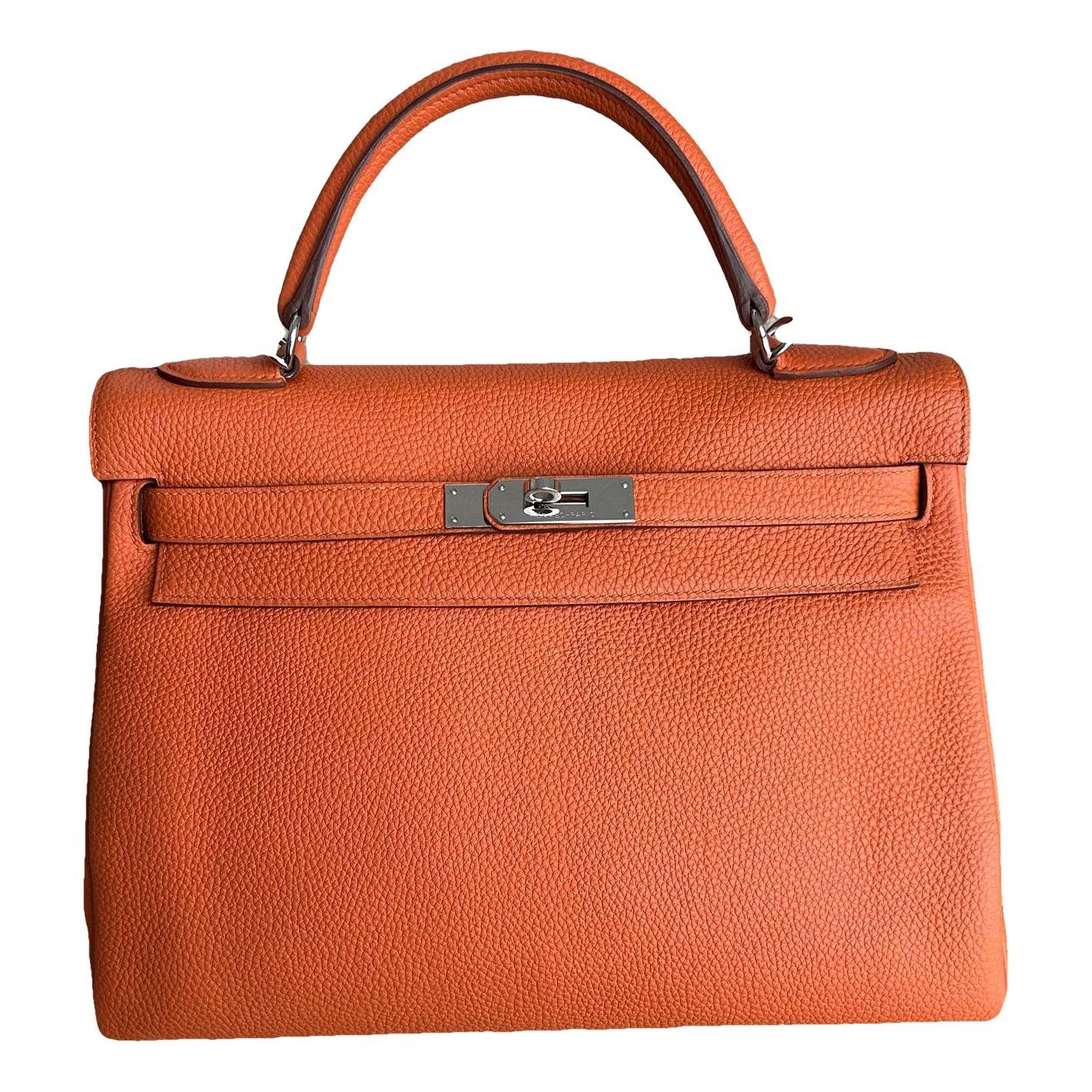 Kelly 32 leather handbag