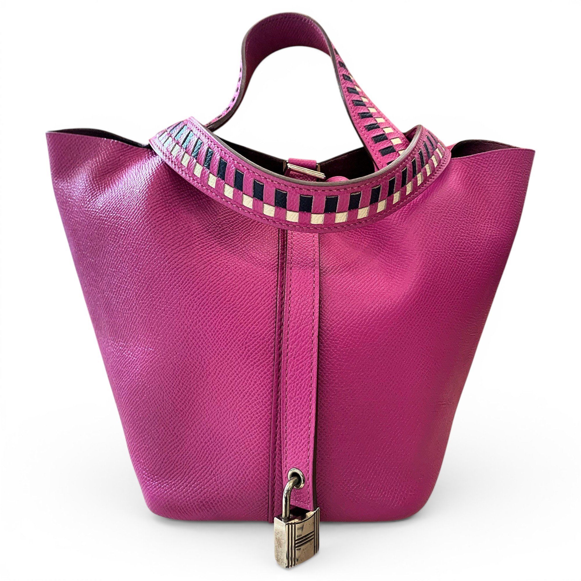 Picotin leather handbag