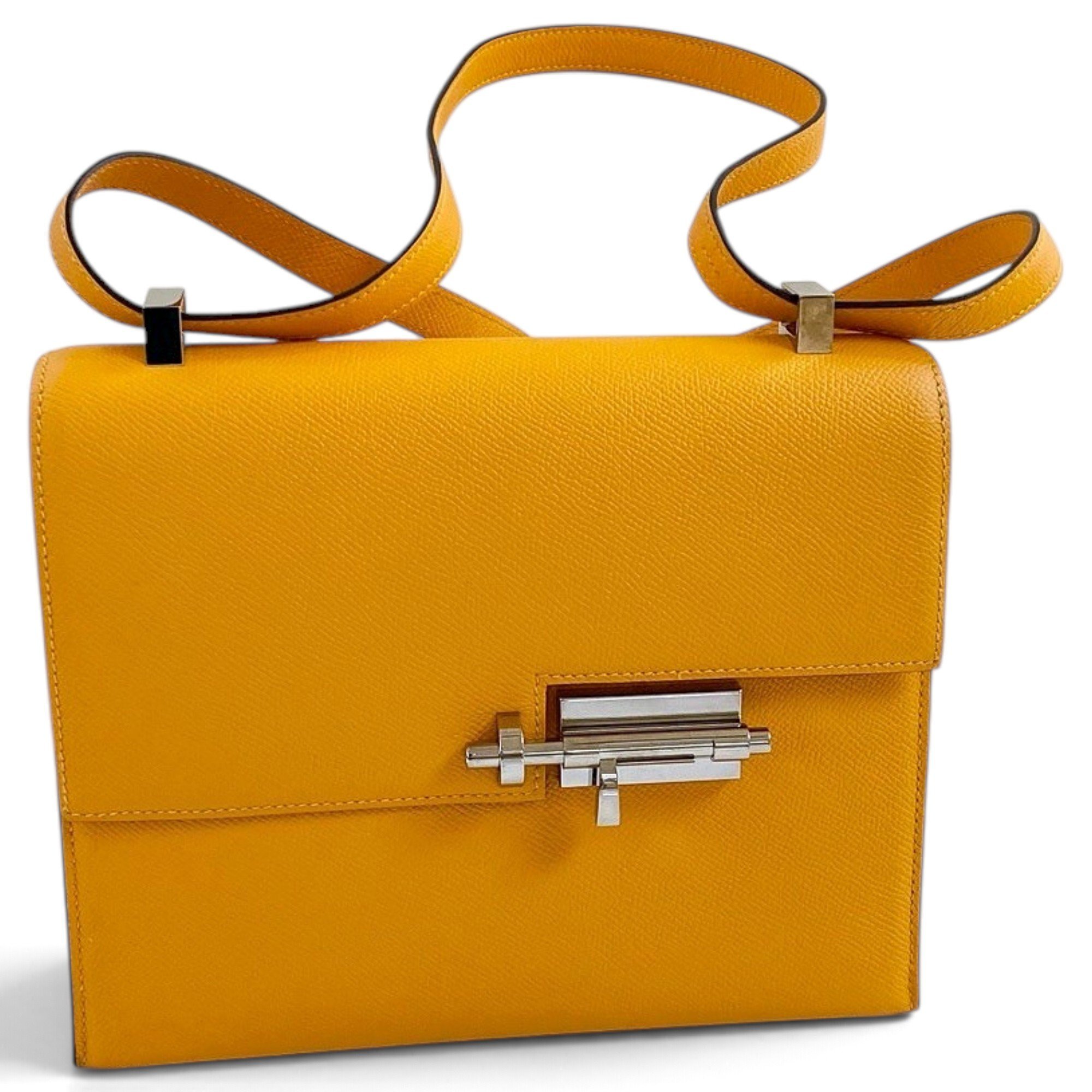 Verrou leather handbag