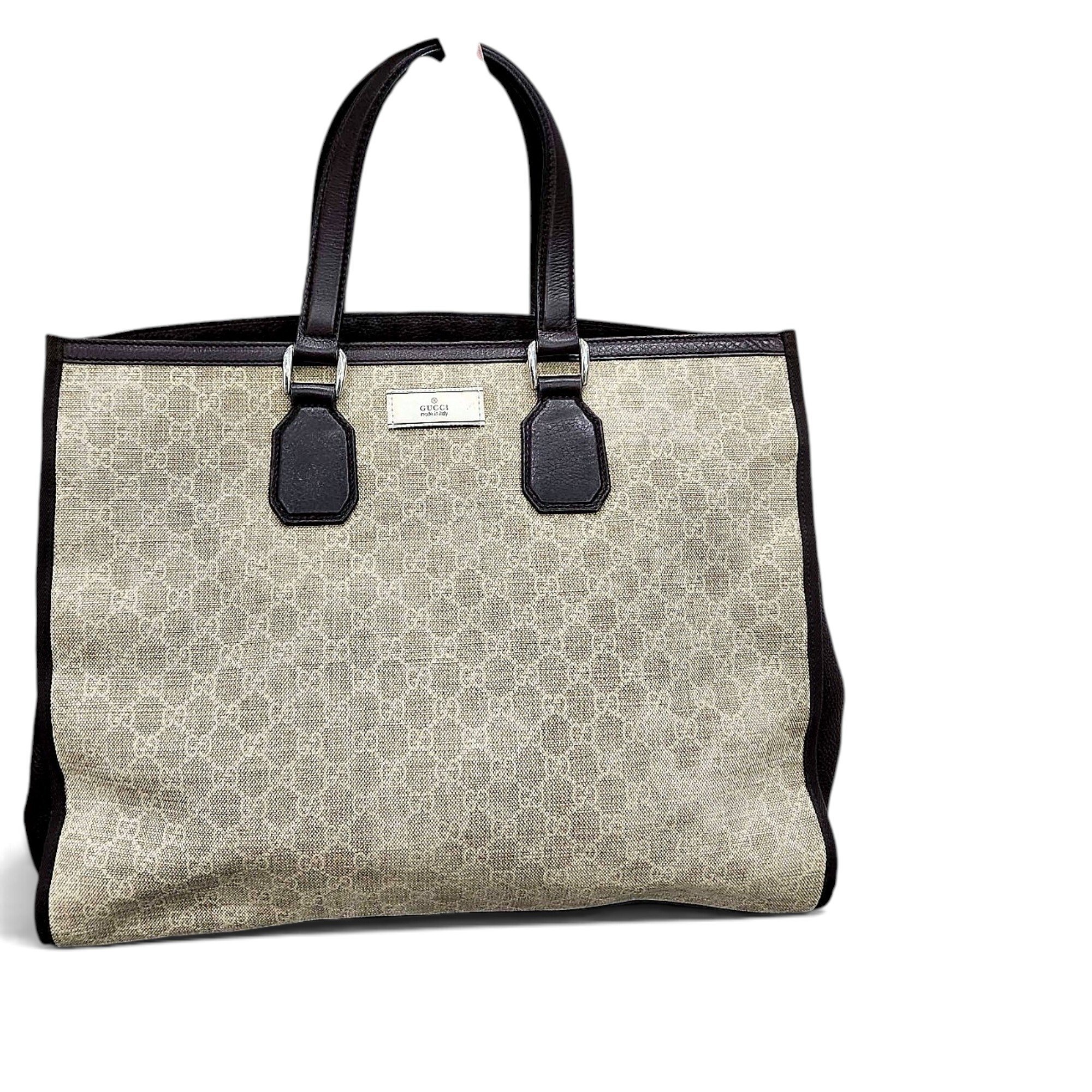 Leather tote