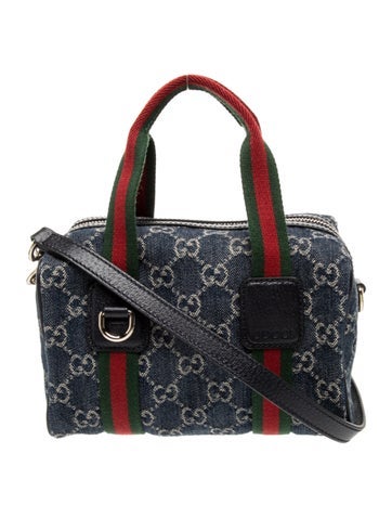 GG Denim Boston Mini