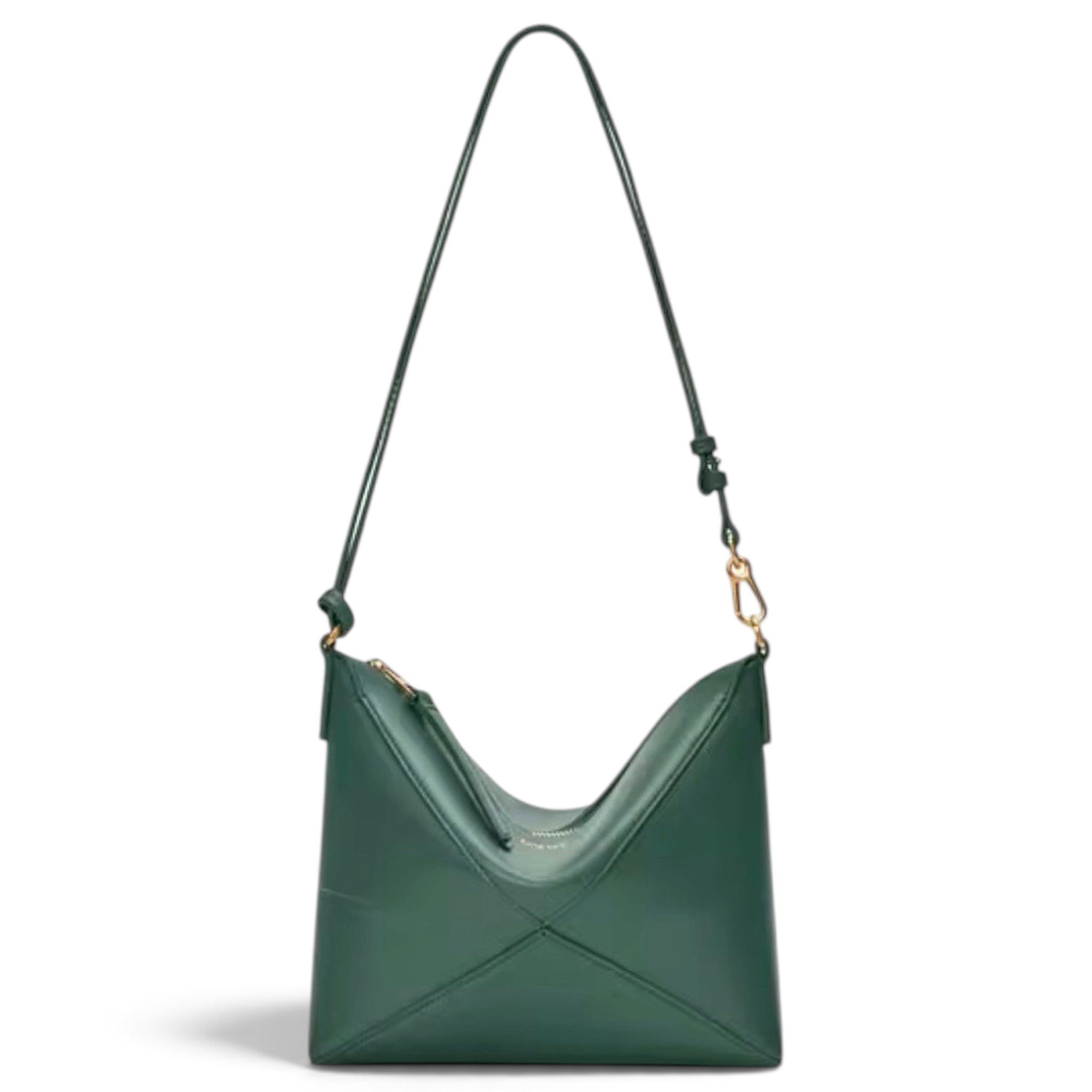Puzzle Fold Pouch leather handbag