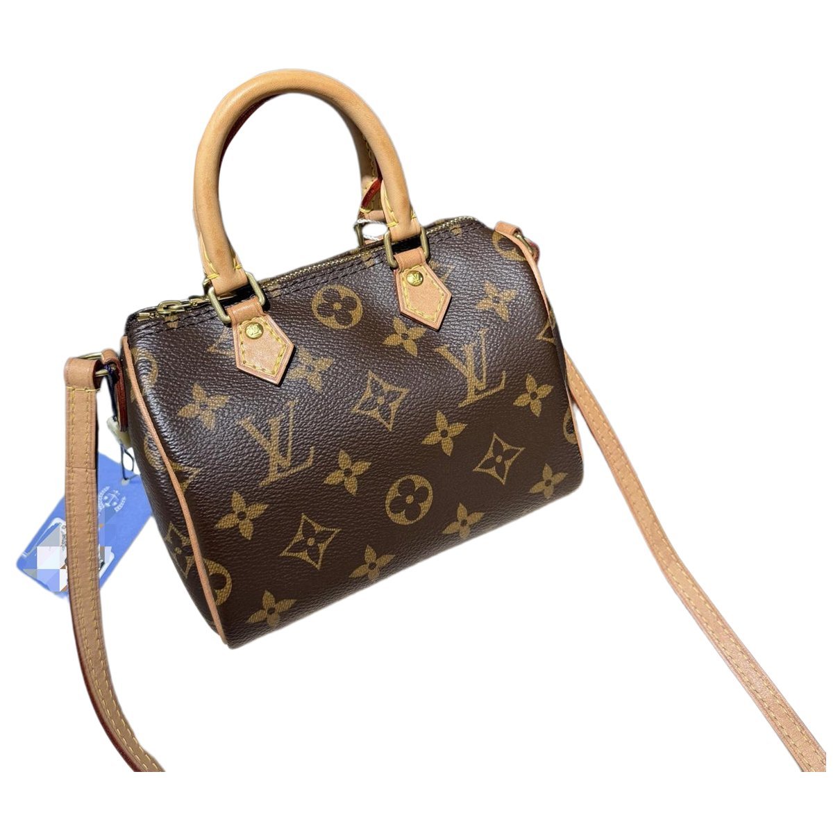 Louis Vuitton Nano Speedy / Mini HL leather handbag
