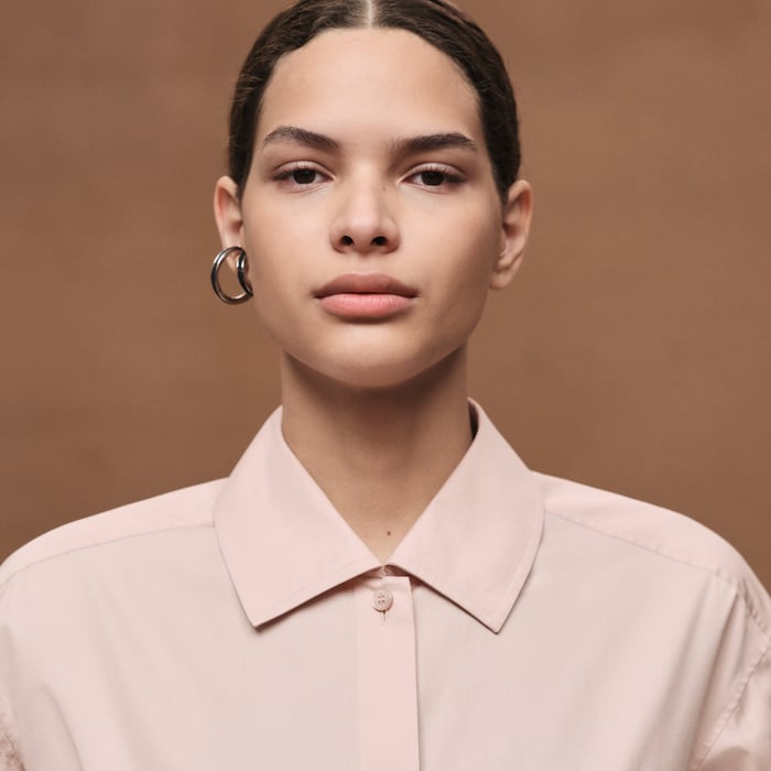 Rose Palomino Drawstring Shirt