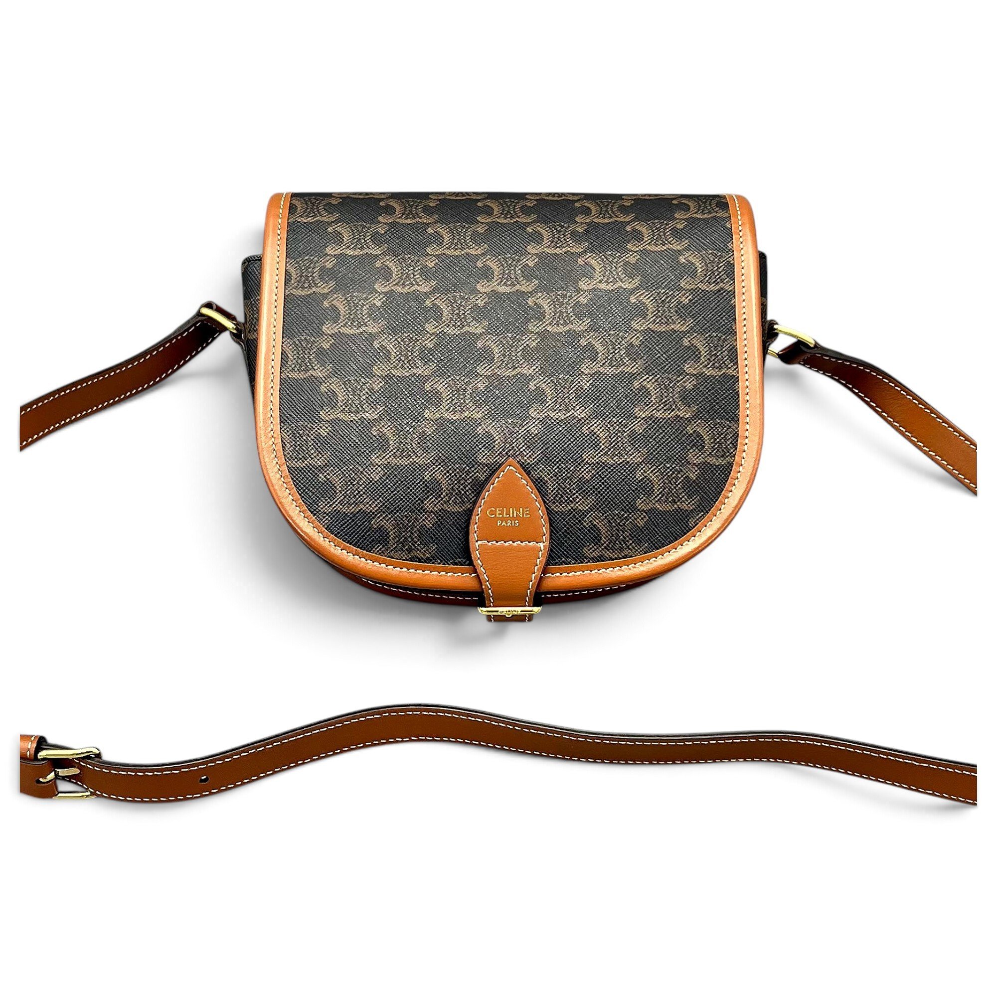 Folco leather crossbody bag