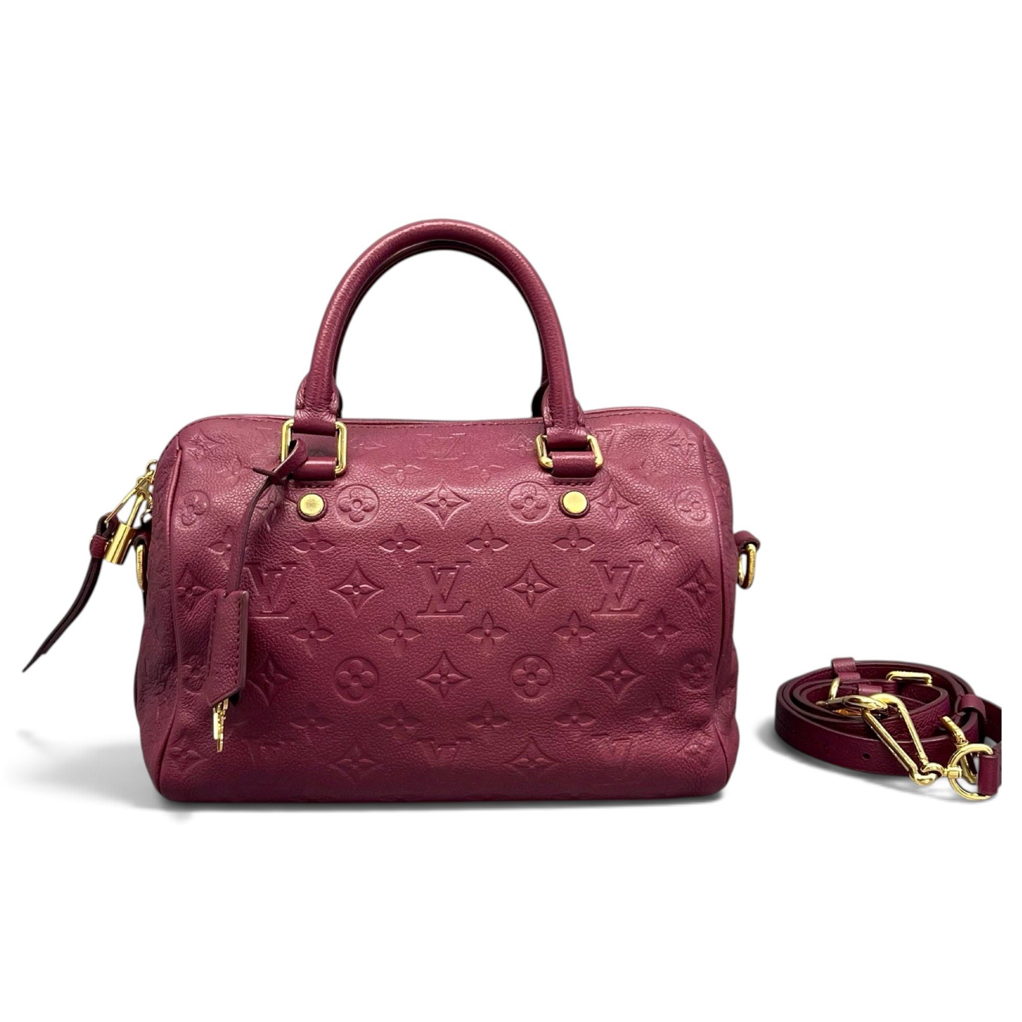 Speedy leather bag
