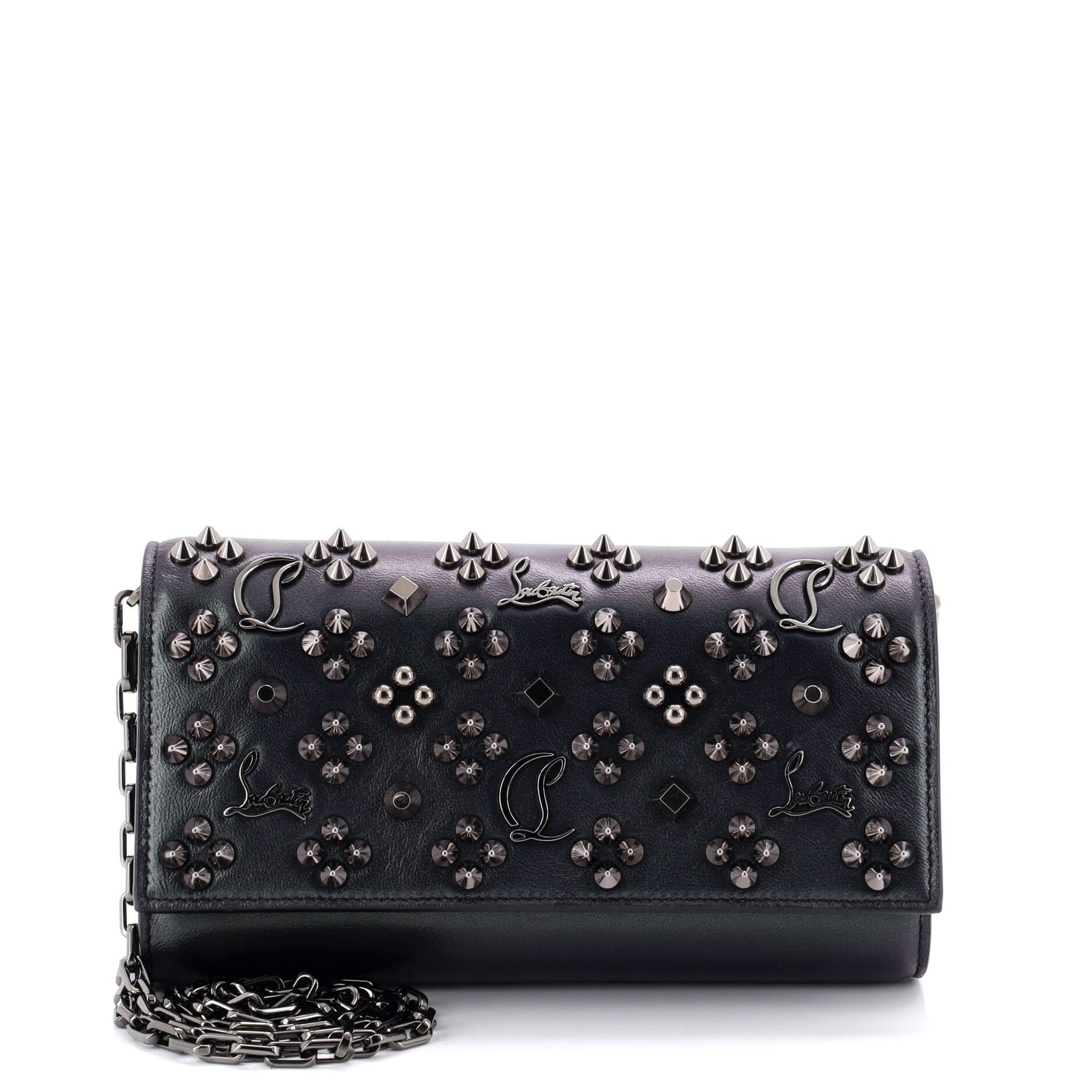 Paloma Clutch Embellished Leather Small