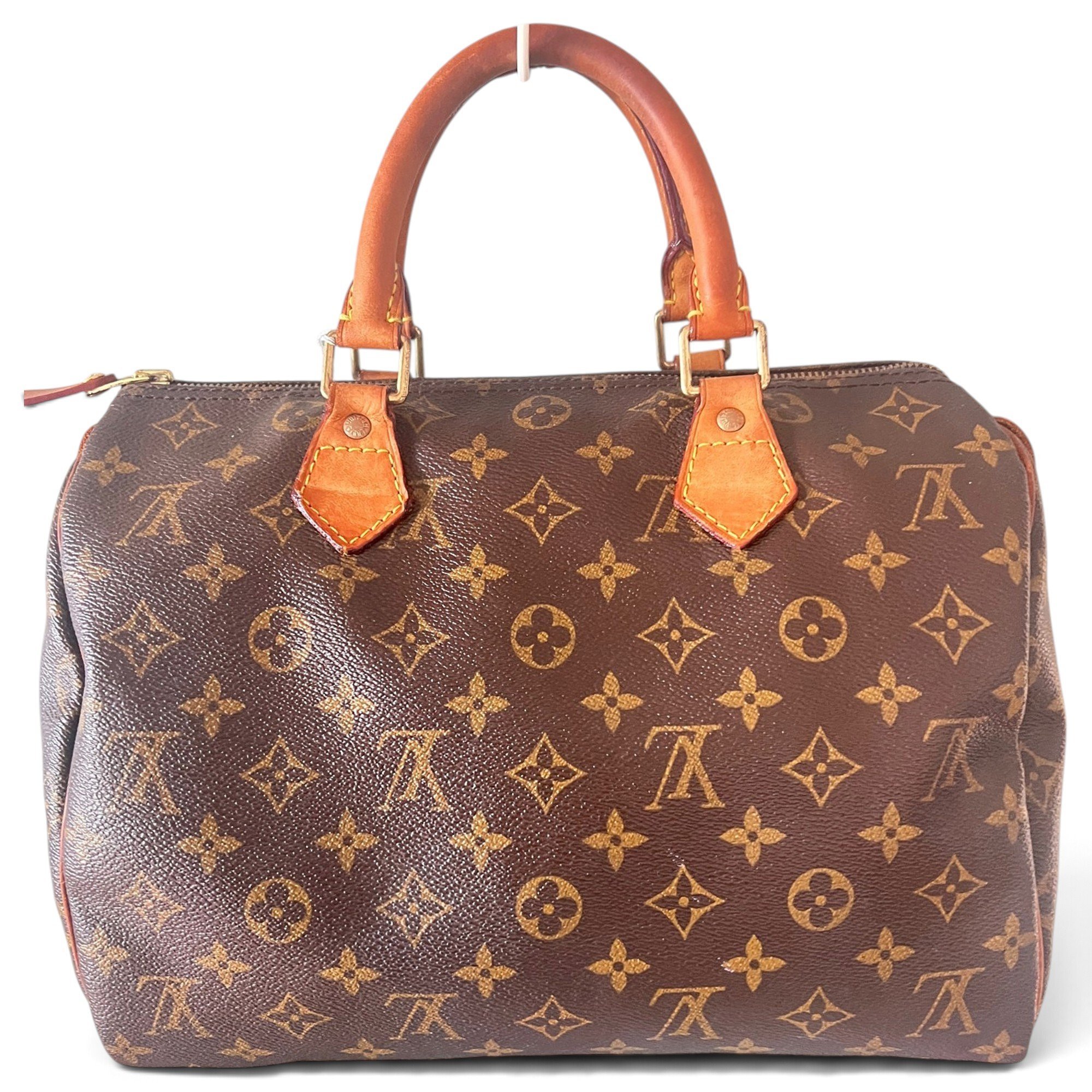 Speedy leather handbag
