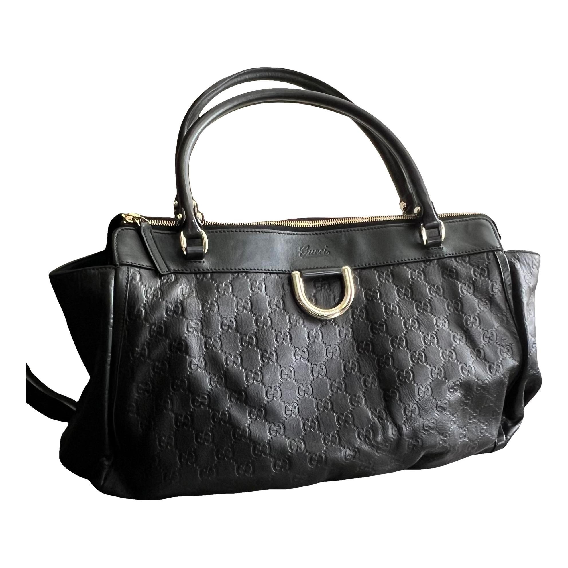 Leather travel bag