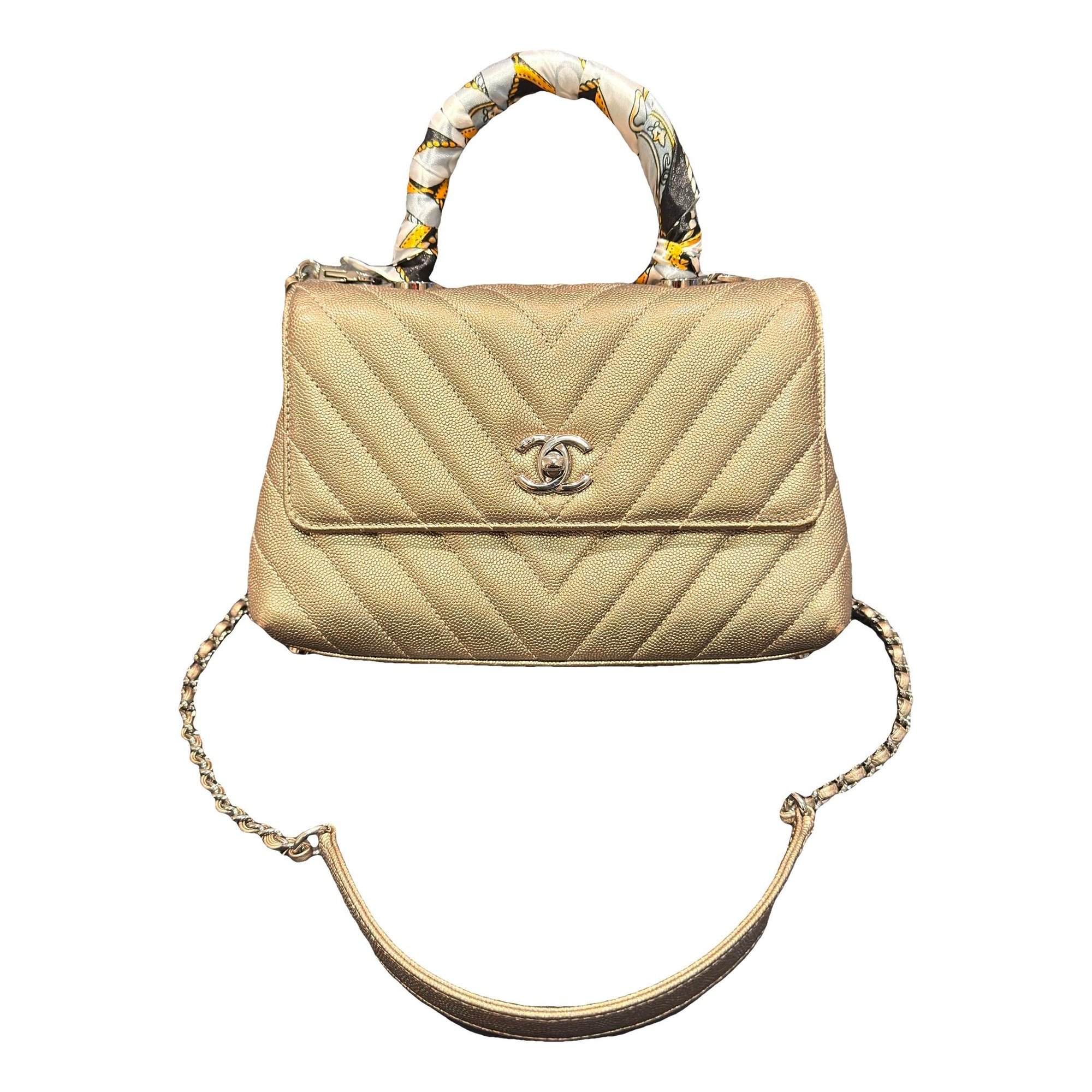 Coco Handle leather handbag