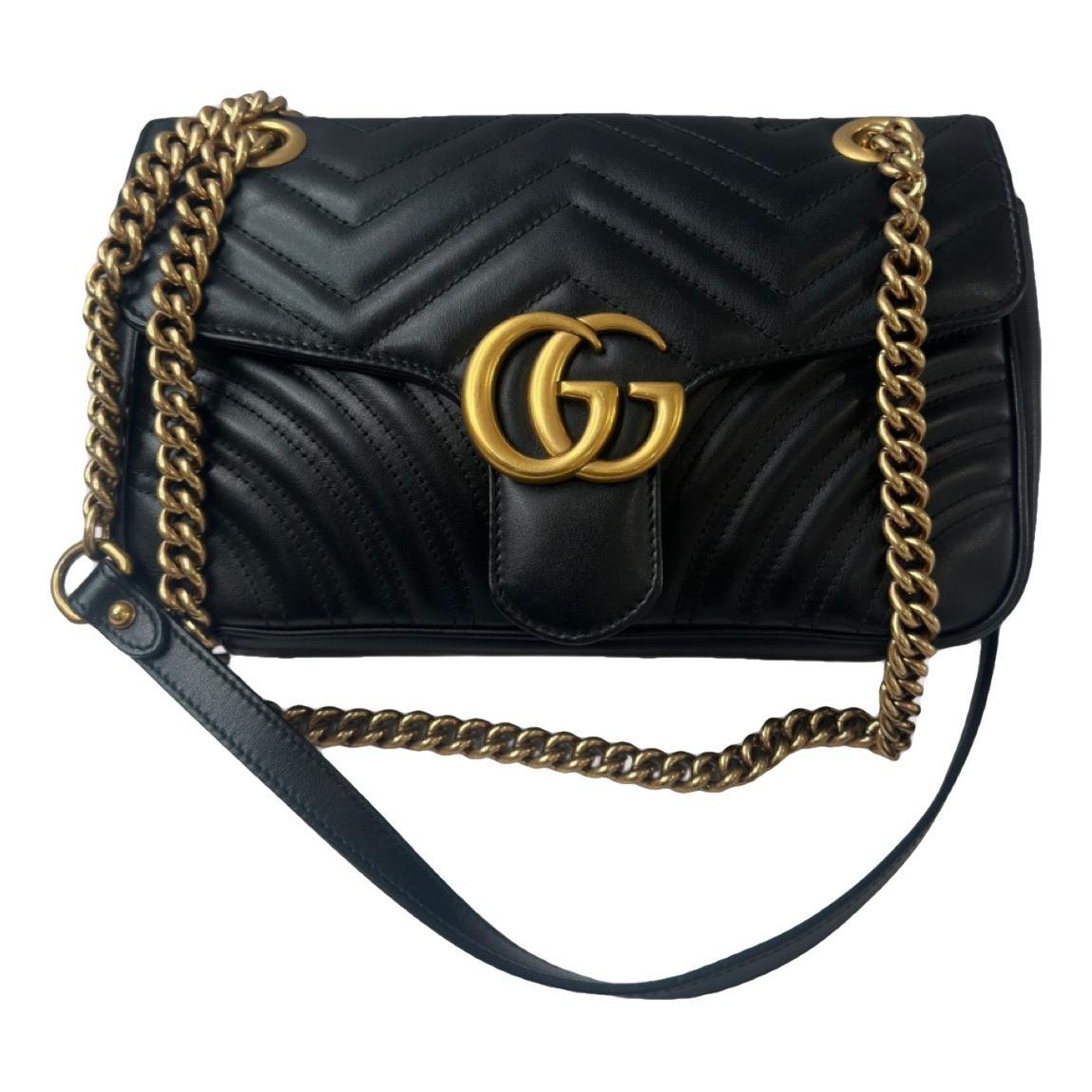 GG Marmont Flap leather handbag