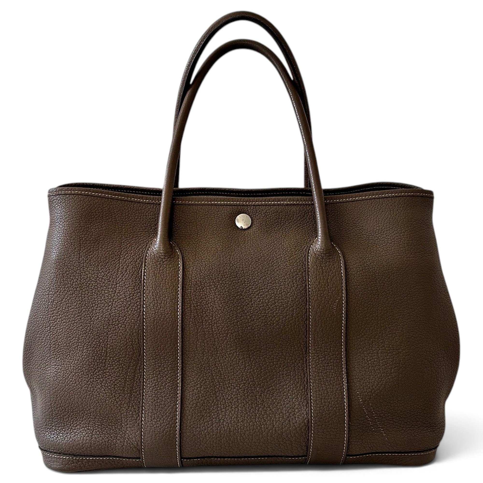 Garden Party leather handbag